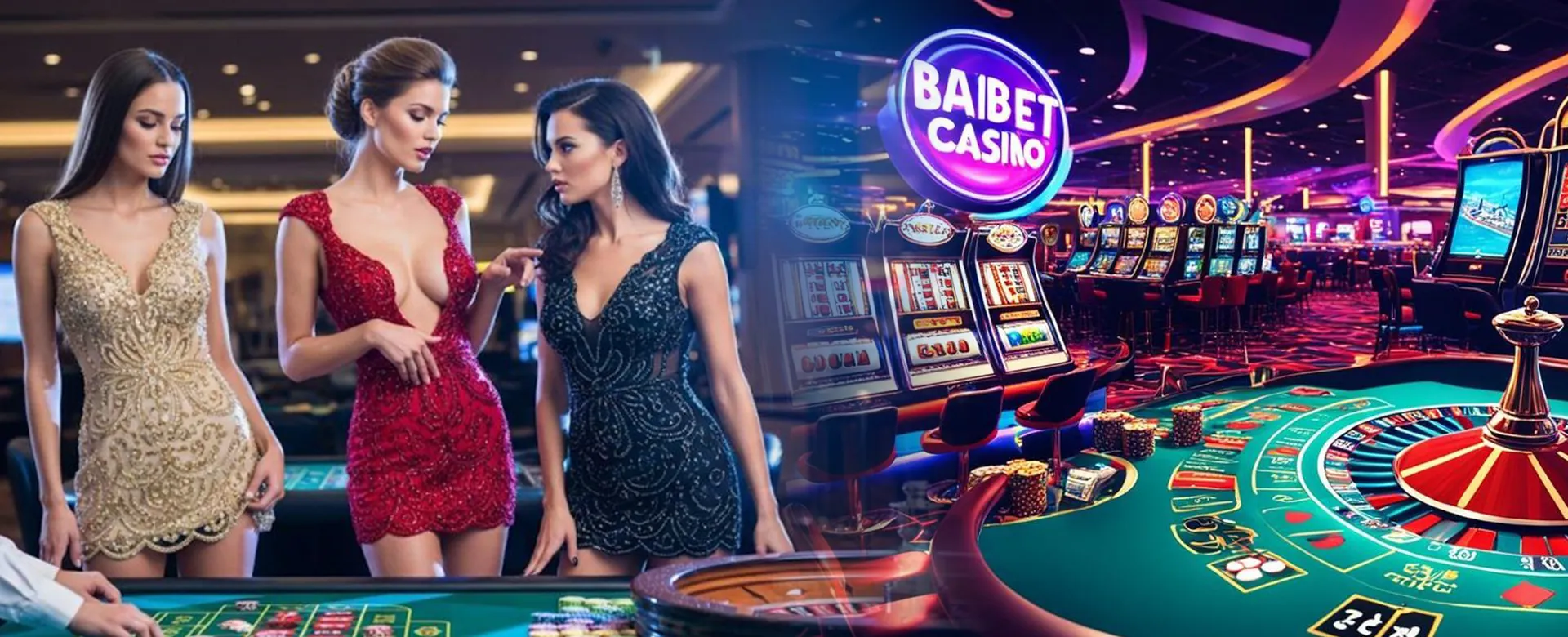 PHBET VIP Casino Background with flashing lights